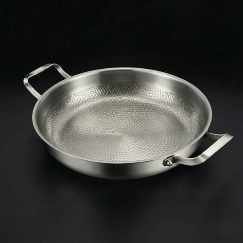 מחבת טיטניום 2 ידיות