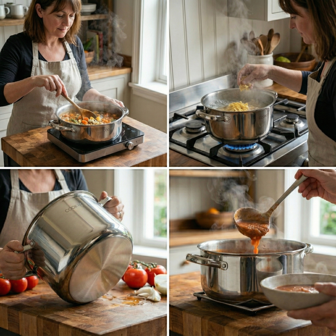 סיר נירוסטה איטלקי