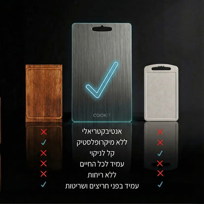 קרש חיתוך טיטניום איטלקי (1+1)