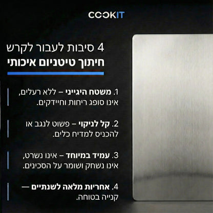 קרש חיתוך טיטניום איטלקי (1+1)