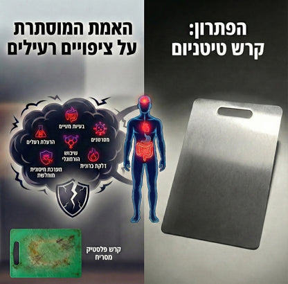 קרש חיתוך טיטניום איטלקי (1+1)
