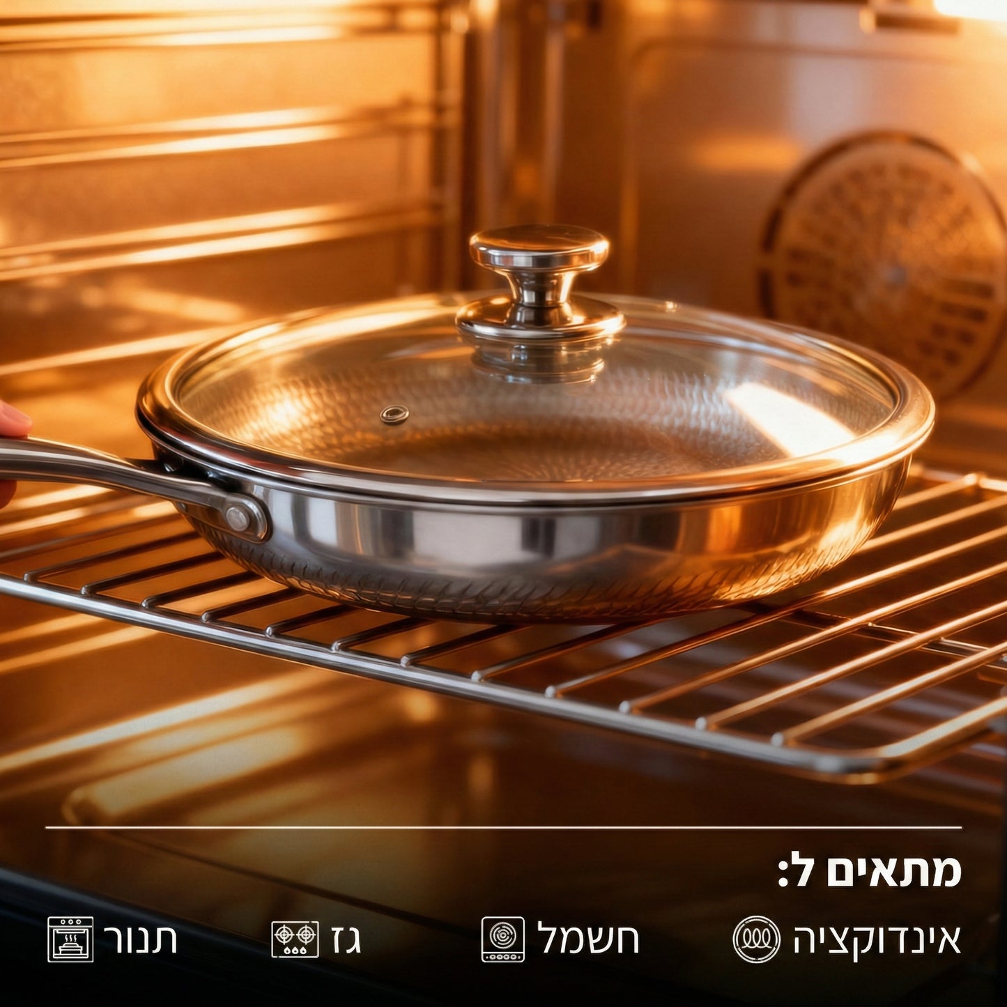 מחבת טיטניום איטלקית