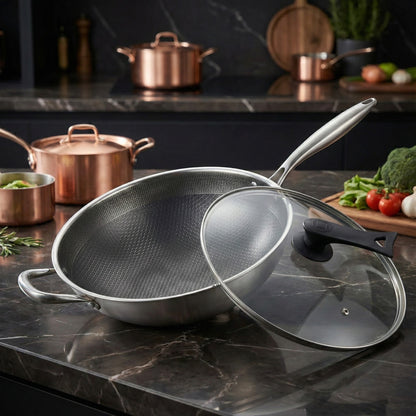 מחבת ווק נירוסטה היברידי